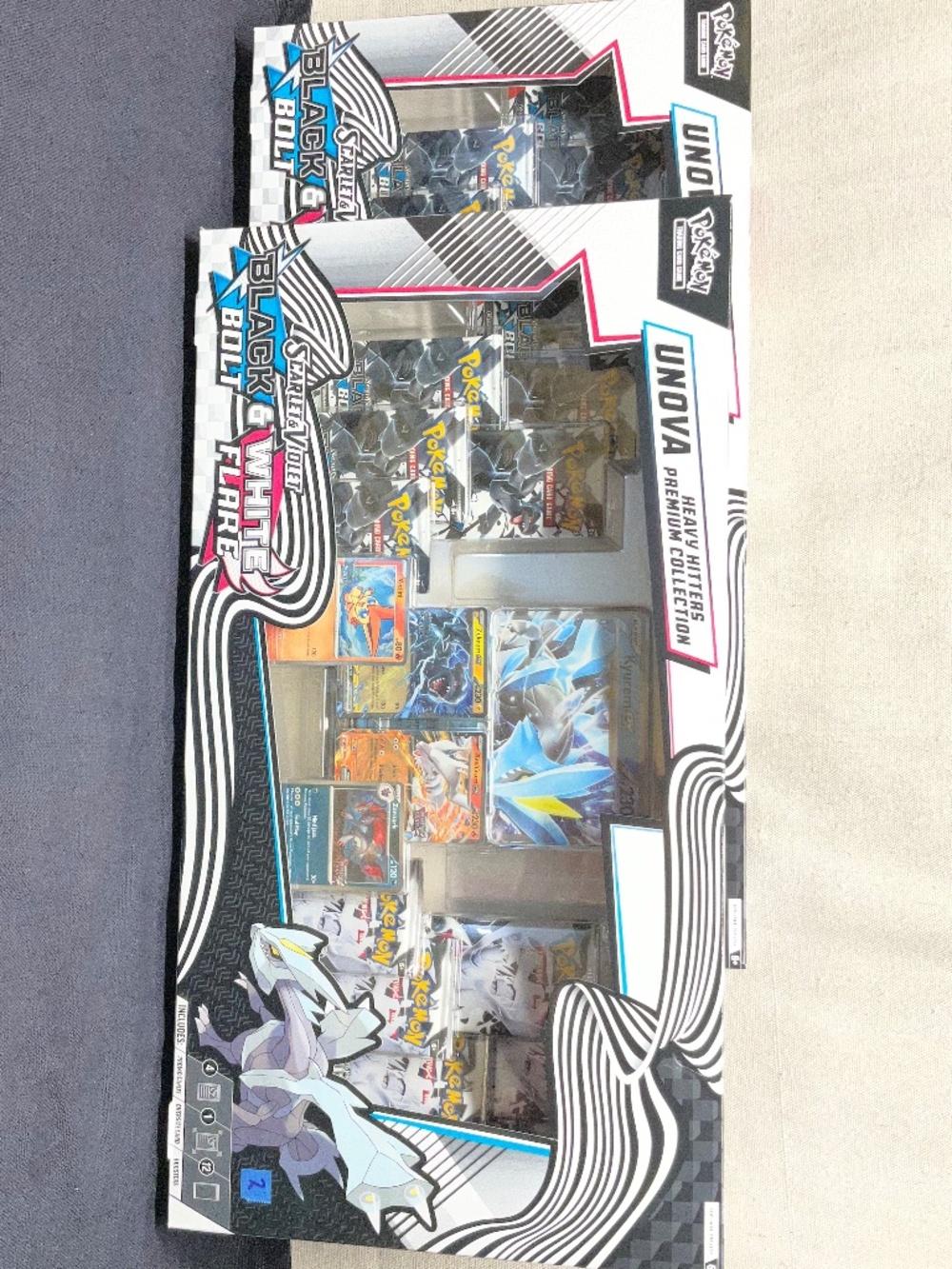 Pokemon TCG Black Bolt White Flare Unova Heavy Hitters Premium Collection Sealed